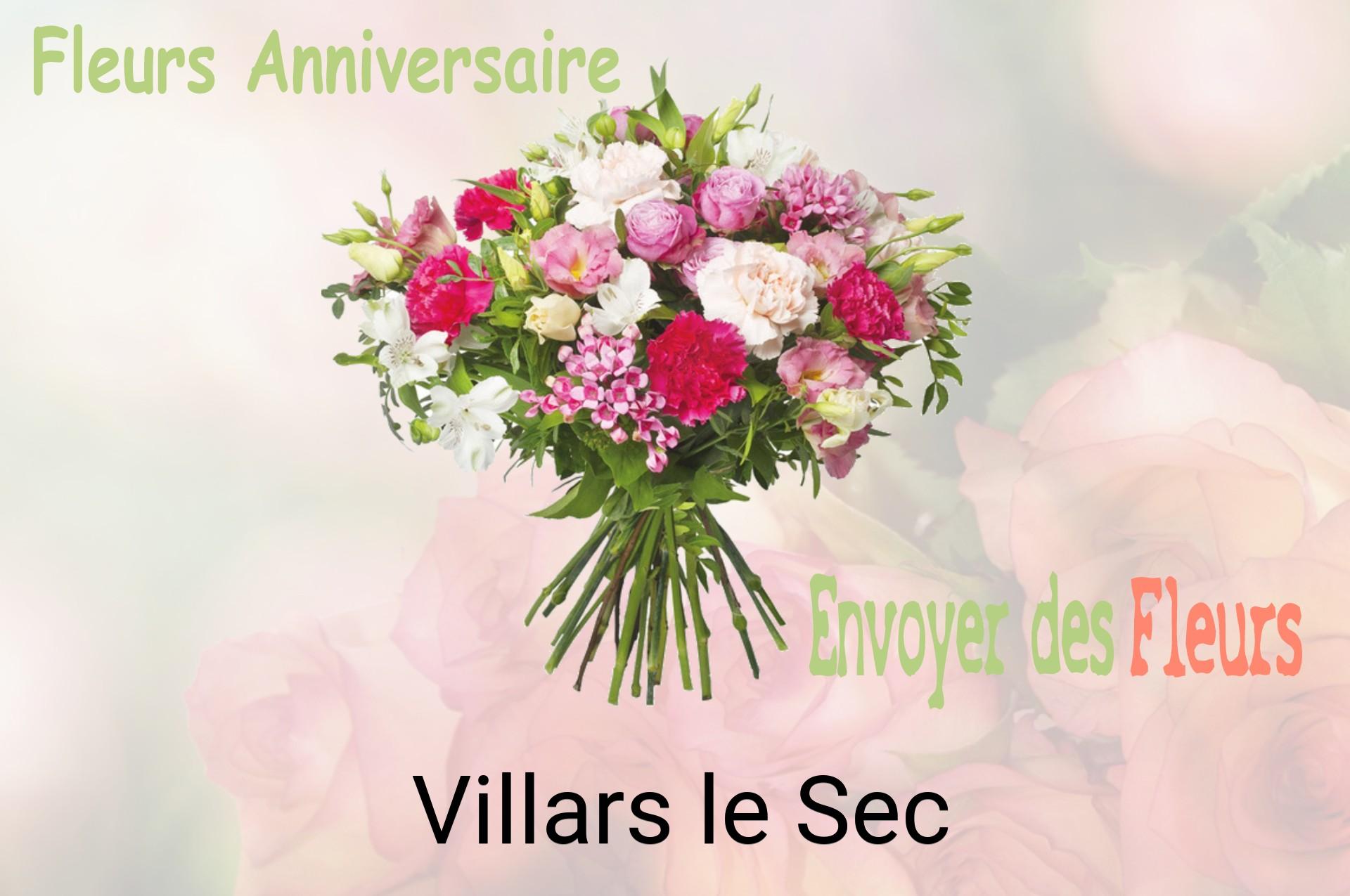 Bouquet de fleurs d’anniversaire livré à Villars-le-Sec