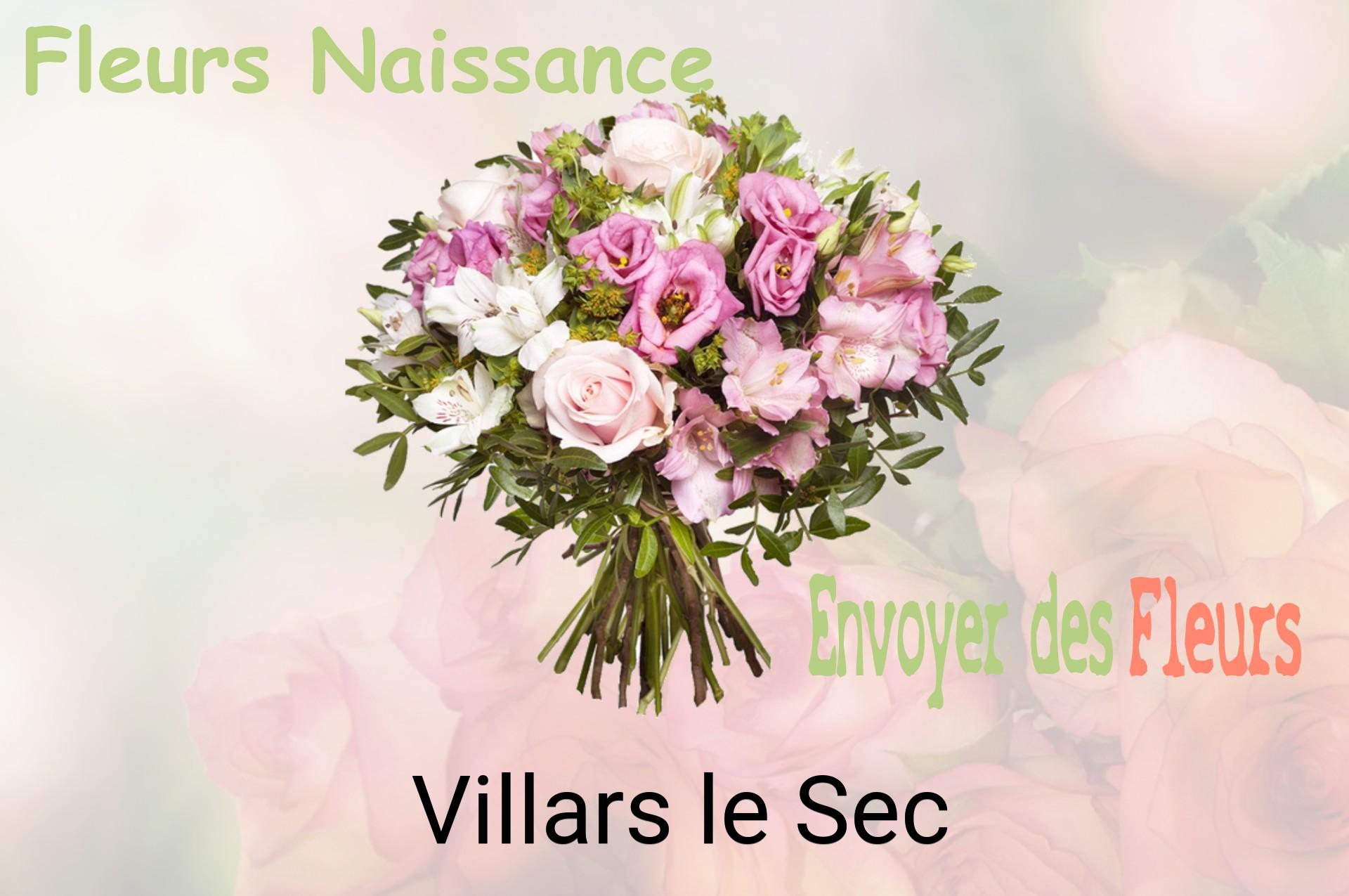 Bouquet de fleurs de naissance livré à Villars-le-Sec