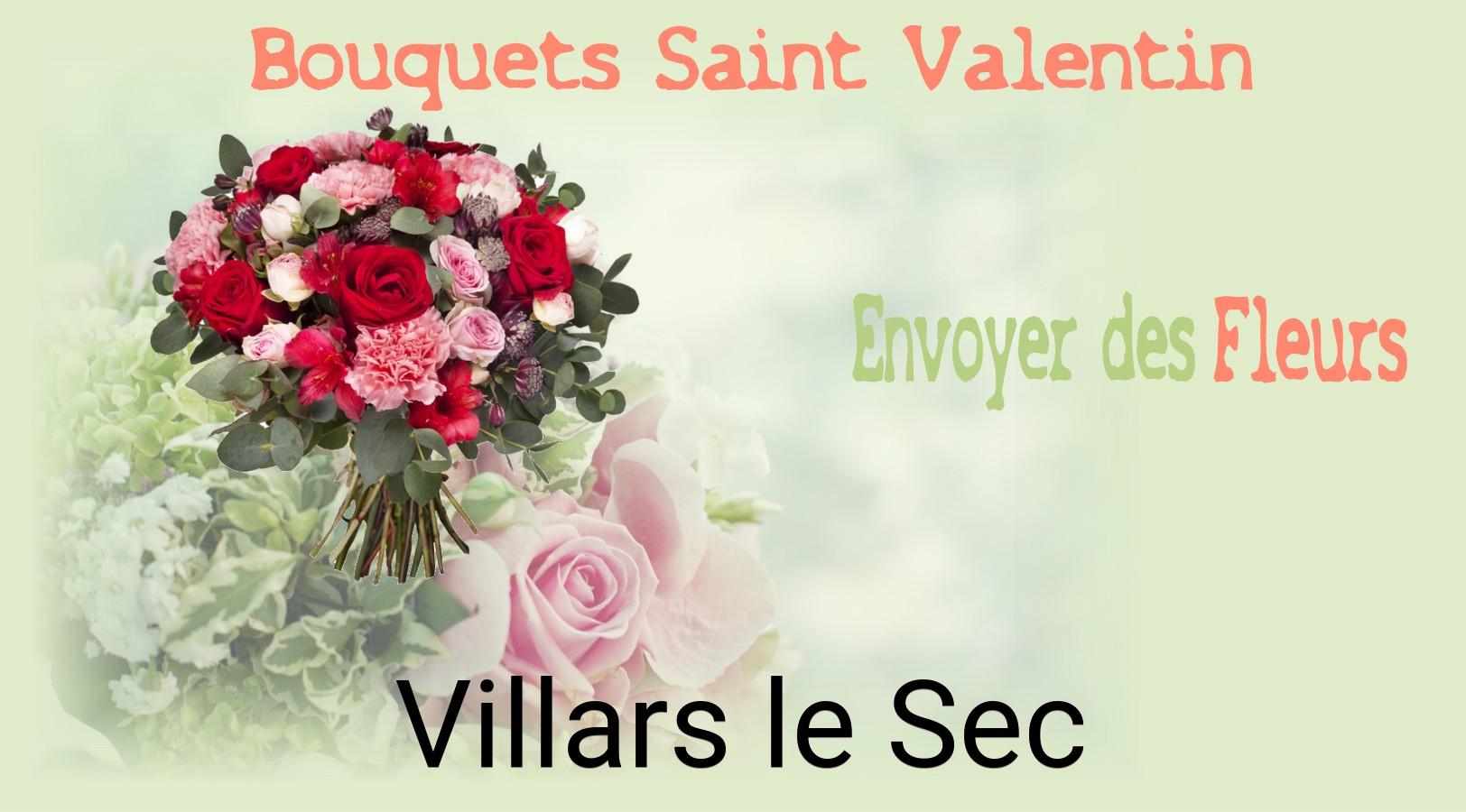 Roses de Saint-Valentin livrées à Villars-le-Sec